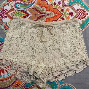 ruffle shorts